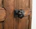 Pair of Rustic 19th C. French Walnut Bifold Wood Doors 9 Ft