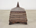 19th C. Pine Zinc Americana Farmhouse Pagoda Form Roof Cupola