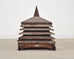 19th C. Pine Zinc Americana Farmhouse Pagoda Form Roof Cupola