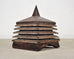 19th C. Pine Zinc Americana Farmhouse Pagoda Form Roof Cupola