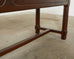 Country French Provincial Style Chestnut Farmhouse Trestle Table