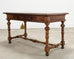 18th Century French Louis XIII Walnut Library Table or Desk