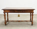 18th Century French Louis XIII Walnut Library Table or Desk