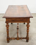 18th Century French Louis XIII Walnut Library Table or Desk