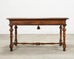 18th Century French Louis XIII Walnut Library Table or Desk