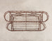 French Art Nouveau Two-Tier Wirework Boulangerie Baker's Rack