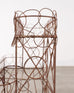 French Art Nouveau Two-Tier Wirework Boulangerie Baker's Rack