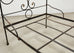 19th C. French Napoleon III Empire Wrought Iron Bronze Daybed
