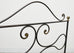 19th C. French Napoleon III Empire Wrought Iron Bronze Daybed