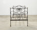 19th C. French Napoleon III Empire Wrought Iron Bronze Daybed