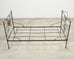 19th C. French Napoleon III Empire Wrought Iron Bronze Daybed