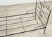 19th C. French Napoleon III Empire Wrought Iron Bronze Daybed
