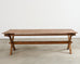 18th Century Country Swedish Pine Farmhouse Bockboard Dining Table