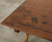 18th Century Country Swedish Pine Farmhouse Bockboard Dining Table