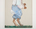 Ira Yeager Bunny in Overalls Oil Canvas 6.5 Ft.
