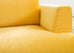 Bespoke Yellow Mohair Velvet Upholstered Sectional Sofa