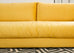 Bespoke Yellow Mohair Velvet Upholstered Sectional Sofa