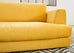 Bespoke Yellow Mohair Velvet Upholstered Sectional Sofa