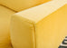 Bespoke Yellow Mohair Velvet Upholstered Sectional Sofa