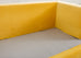 Bespoke Yellow Mohair Velvet Upholstered Sectional Sofa