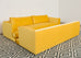 Bespoke Yellow Mohair Velvet Upholstered Sectional Sofa