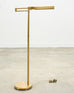 Mid-Century Modern Casella Brass Articulated Pharmacy Floor Lamp