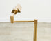 Mid-Century Modern Casella Brass Articulated Pharmacy Floor Lamp