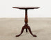 Georgian Style Lacquered Japonisme Tilt Top Center Table