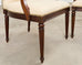 Set of Eight Maitland Smith French Louis XVI Dining Chairs