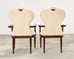 Set of Eight Maitland Smith French Louis XVI Dining Chairs