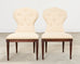 Set of Eight Maitland Smith French Louis XVI Dining Chairs