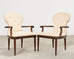 Set of Eight Maitland Smith French Louis XVI Dining Chairs
