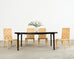 Set of John Hutton for Donghia Block Island Cane Dining Chairs