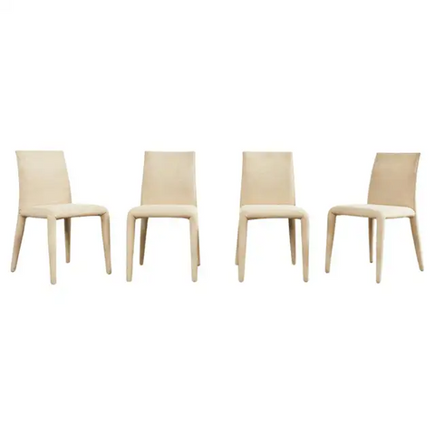 Set of Four Mario Bellini for B and B Italia Vol Au Vent Dining Chairs