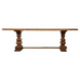 French Baroque Style Farmhouse Trestle Dining Table