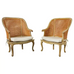 Pair of Hendrix Allardyce Key West Caned Bergère Armchairs