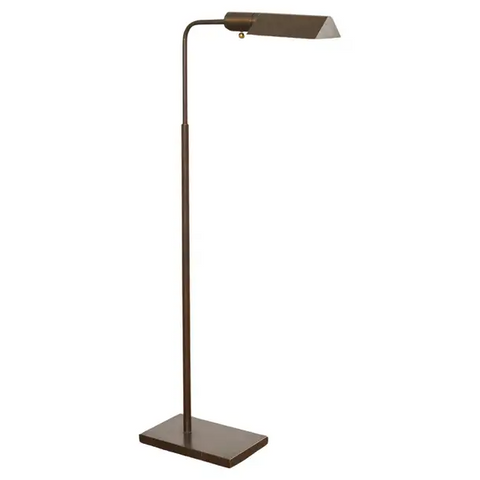 Midcentury Bronze Pharmacy Lamp Attributed to Casella