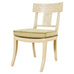 Michael Taylor Designs White Klismos Lacquered Dining Chair