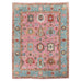 Jewel Toned Modern Turkish Oushak Rug