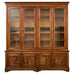 French Louis Philippe Style Walnut Library Bibliotheque Bookcase