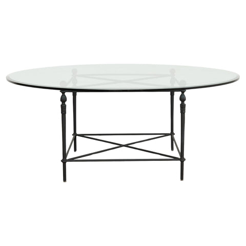 Michael Taylor Design Neoclassical Montecito Dining Table