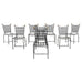 Set of Eight Mario Papperzini for Salterini Garden Dining Chairs