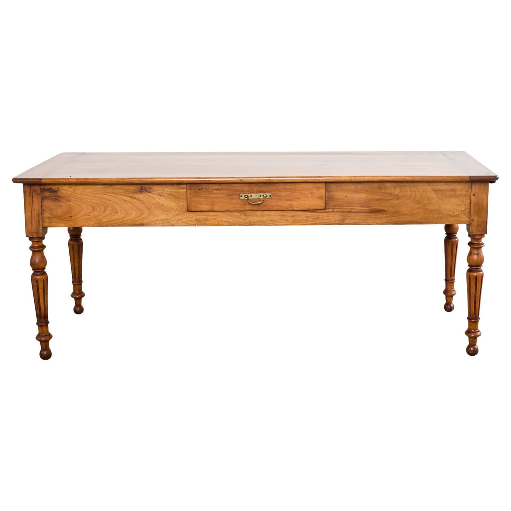 19th Century French Louis Philippe Fruitwood Farmhouse Table