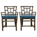 Pair of McGuire Organic Modern Rattan Library Armchairs