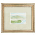 Tomales Bay Watercolor in Silver Giltwood Frame