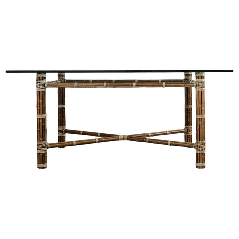 McGuire Organic Modern Rectangular Bamboo Dining Table