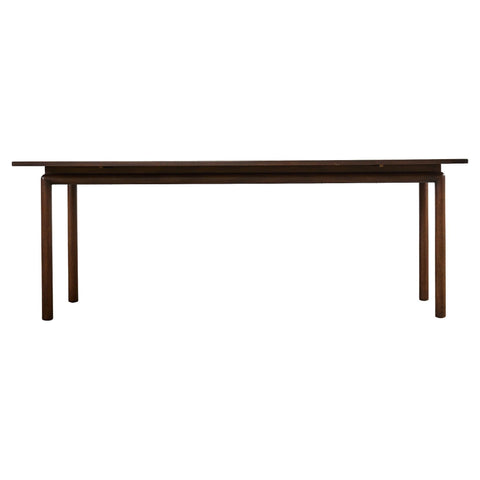 Midcentury Mahogany Flip-Top Console Dining Table by Kittinger