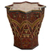 Moorish Middle Eastern Star Shaped Painted Drink Table