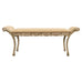 Italian Neoclassical Style Trompe l'oeil Carved Bench Seat