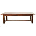 Country French Farmhouse Mahogany Trestle Dining Table